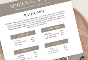 Cara Membuat Rate Card Freelancer